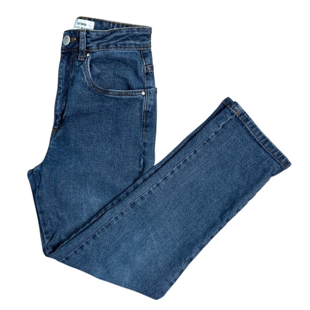 Cotton:On Stretch Straight Leg Blue Denim Jeans Women’s Size 4